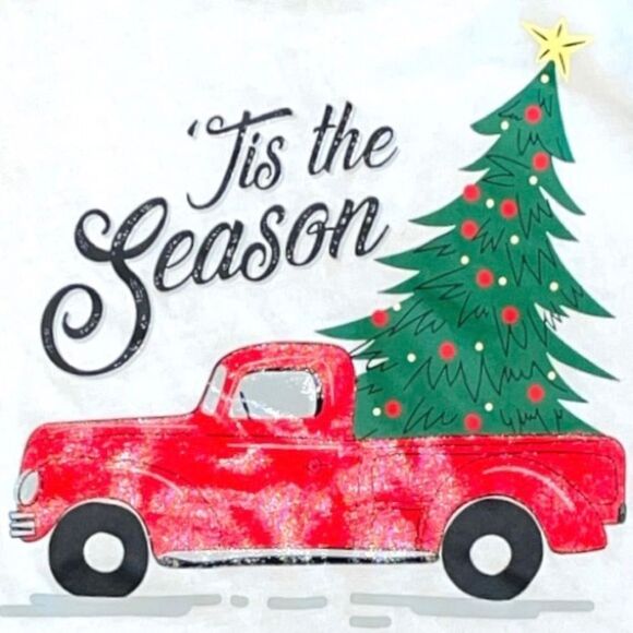Holiday Time Size 5T “Tis the Season” Baseball Style T-shirt - Picture 3 of 3